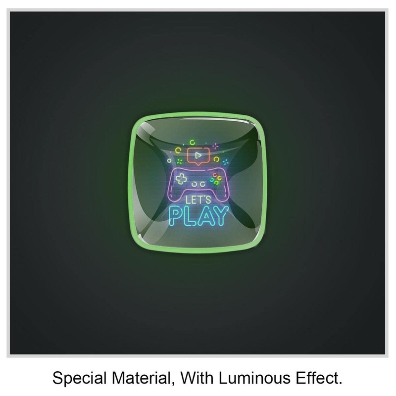 Eslifey 4 Pack Cabinet Knobs Neon Play Game Controller Drawer