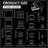 BENECREAT 16 Sizes Square Quilting Template, Acrylic Intricate Sewing Machine