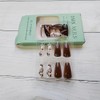 24 Pcs Brown Press on Nails Medium Coffin- ZIFANHU Spring