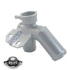 HCHCSPEED Aluminum Radiator Coolant Filler Neck Hose Pipe Compatible with