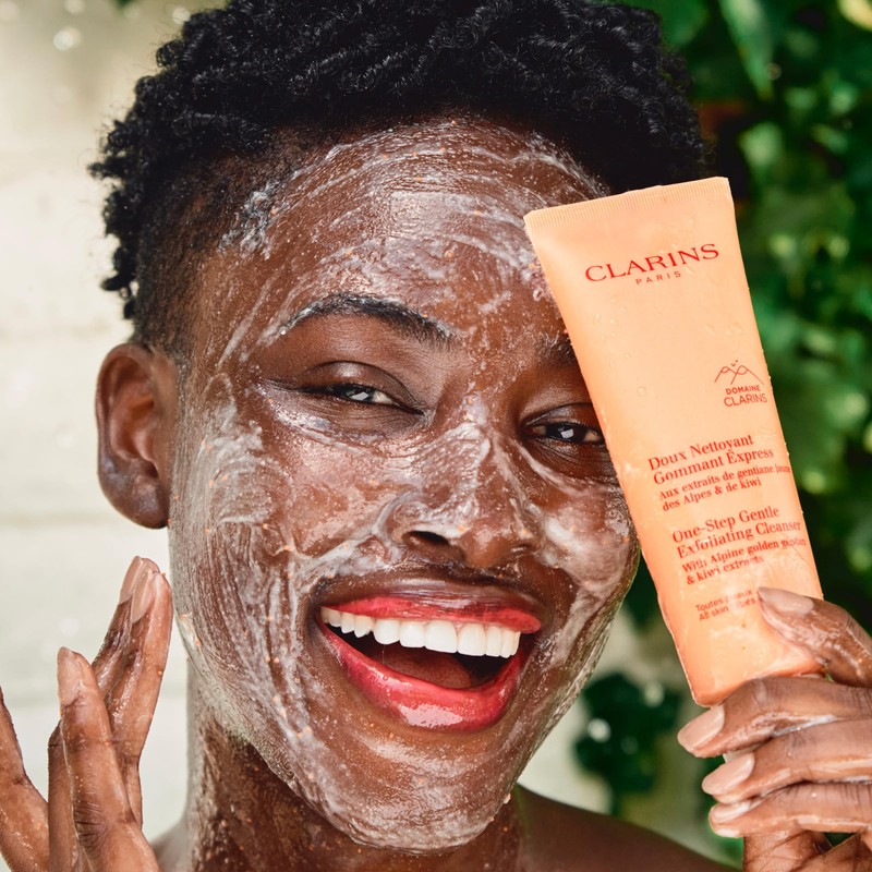 Clarins Clarins Instant Eye Makeup Remover and One-Step Gentle Exfoliating