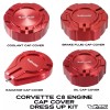 VMS RACING BILLET 4PC ENGINE BAY DRESS UP KIT FOR