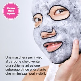 Dr.Jart+ Dermask Porecting Solution Face Mask - Maschera Viso in Tessuto al Carbone per Pelli Grasse - Skincare Coreana (28 g)