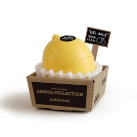 Grospe Solid Balm Solid Perfume, 3D Strawberry Lemon Pear Apple Shaped Aromatherapy, Portable Pocket Balm Perfume, Perfect for Travel Use Natural Fragrance Parfum for Men and Women (4.2 Oz, Lemon)