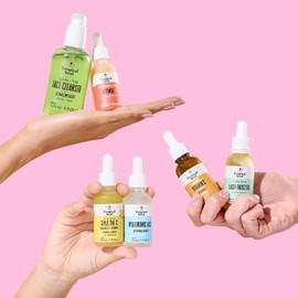 Tropical Heal Full Collection Skin Care Kit Completo de Cuidado Facial: cido Hialurnico Lash Booster Retinolift Serum Spill The C Dermolimpiador facial Vitamina C