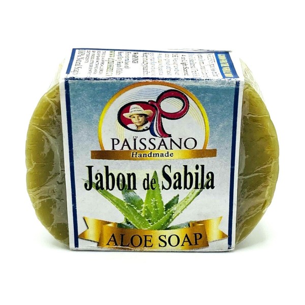 Paissano Aloe Soap Handmade . Jabon de Sabila - 4 oz