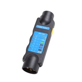 ETUKER Trailer Tester 7-Pin Trailer Socket Plug Tester 7-Pin Lighting Diagnostic Device Trailer Diagnostic Tool 12 V for RV, Cars, Caravans, Boats, Universal Accessories