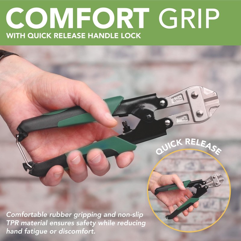 BLOSTM Mini Bolt Cutters 8" - Heavy Duty Wire Cutters