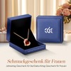 CDE Necklace Women's Rose Gold Heart Necklace for Women Jewellery