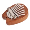 Kalimba Fingerklavier aus Holz mit 8 Tasten, tragbares Daumenklavier mit
