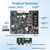 FORIOT Zk-502T Bluetooth Amplifier Board,50W 2.0 Channel Amp Board with