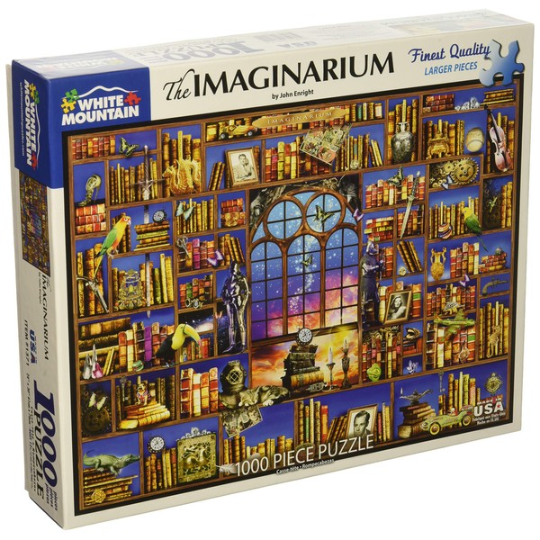 White Mountain Puzzles Imaginarium - 1000 Piece Jigsaw Puzzle, 24"