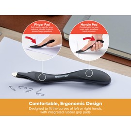 Bostitch Office Easy Staple Remover, Magnetic Tip, 3-Pack (40000M-BLK-3PK)
