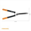 Fiskars PowerGear Hedge Shears - 23" Stainless Steel Blades -
