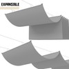Patio 3'W x 12'L Waterproof Pergola Shade Cover Retractable Canopy