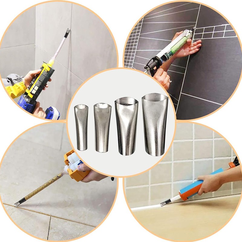 PLATEYTR Caulking Tool Kit 20 Pcs, Applicable to Dripless Caulking