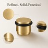 Brass Door Stopper - Matte Gold, Antique Bronze & Nickel