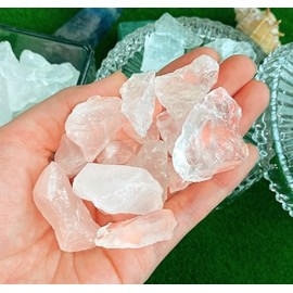 XIANNVXI XIANNVXI Bergkristall Stein Rohsteine Premium Klarer Quarz Kristalle Steine Edelsteine Set 100% Natrliche Heilsteine Raw Kristall Heilung (200G)