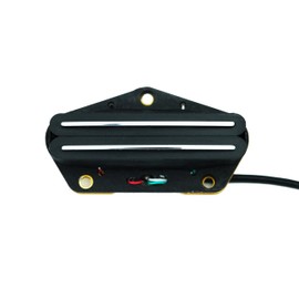 Guyker Alnico 5 Guitar Humbucker Bridge Pickups, Dual Rail Tele Double Rail Pickups 13K Replacement Part for Electric Guitar, TBH2A5