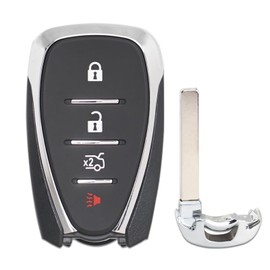 Key Fob Cover Replacement Fits for 2016-2023 Chevy Malibu Camaro/ 2016-2021 Cruze/ 2018-2021 Equinox Traverse/ 2019-2021 Blazer Keyless Entry Key Fob Case Shell HYQ4AA HYQ4EA