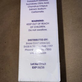 SNOW Teeth Brightening Purple Serum | Gentle & Enamel Safe - Instant Brightening