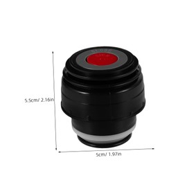 Zerodeko 2pcs Vacuum Flask Stopper Replacement Leak Lid for Insulated Beverage Bottles Design for Cup Compatible with Mouth Classic Vacuum Insulated Tumblers