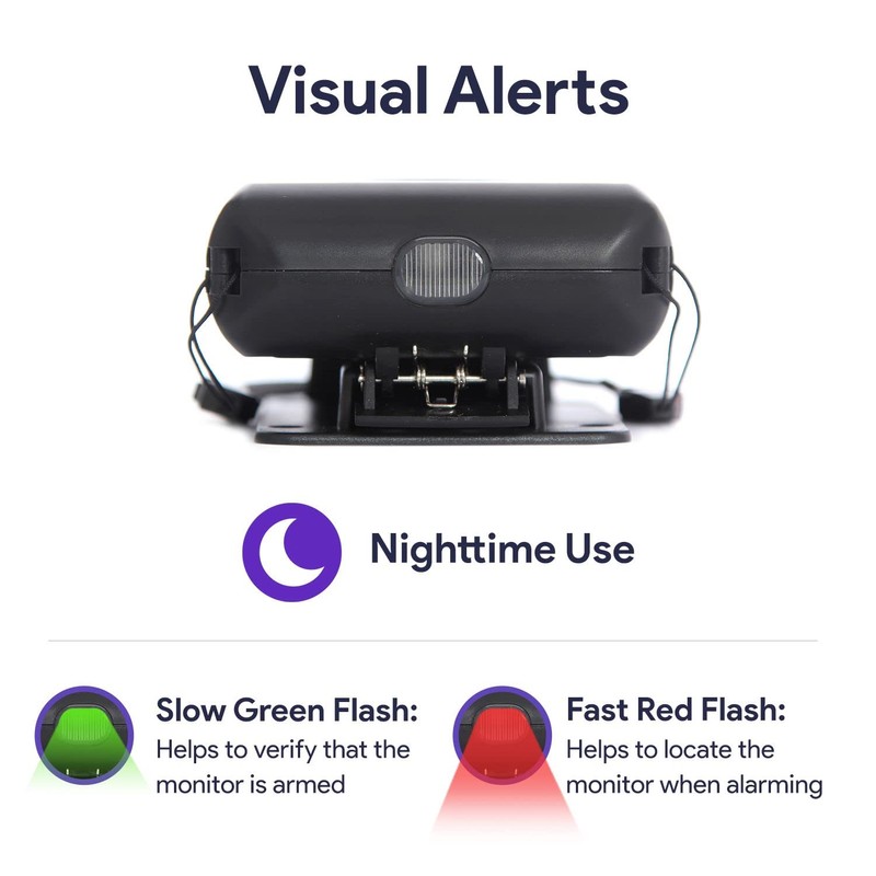 Bed Alarm for Elderly Dementia Patients, Sensor, Magnet, Nurse Bell