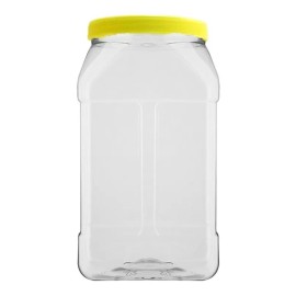 Like Shop 7 Botes Un Galón Con Tapa Color Rectangular