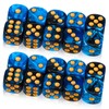 JIEYAO Dice Set, Polyhedral Dice Set, D6 Dice Set, 16