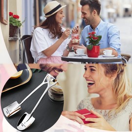 Gifts for Couples, Pack of 2 Love Spoons with Engraving, Advent Calendar, Filling, Women, Men, Love Spoons, Couples, Gifts for Both Anniversary, Birthday, Christmas, Wedding Anniversary Gifts