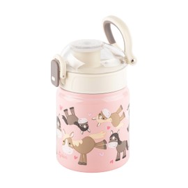 Stainless Steel Water Bottle, 400 ml, Children's Pony Design