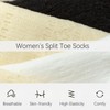 RuiChy Women's Lace Tabi Socks, 3 Pairs Socks, 2 Toe