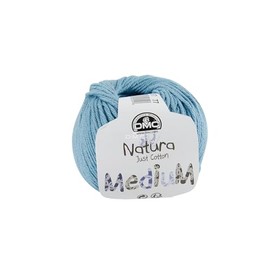 DMC - Natura Medium - 100% Baumwolle | Für die Herstellung von Heimtextilien und Kleidungen | 50 g - 75 m - 27 Farben