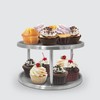 ExcelSteel Lazy Susan Double Layer, 10.5", 18/10 Stainless Steel
