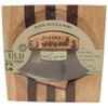 Ulu Factory Alaska Ulu Birch Walnut Stripe Wood Chopping Bowl-board