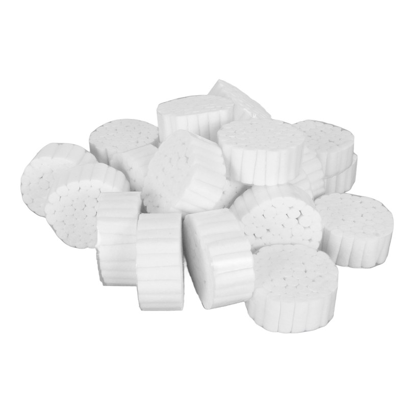 1000Pcs Dental Cotton Rolls Proper Size Highly Absorbent Shape Keep
