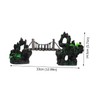 Sosoport Fish Tank Ornaments Underwater Bridge Craft Fish Tank Decor