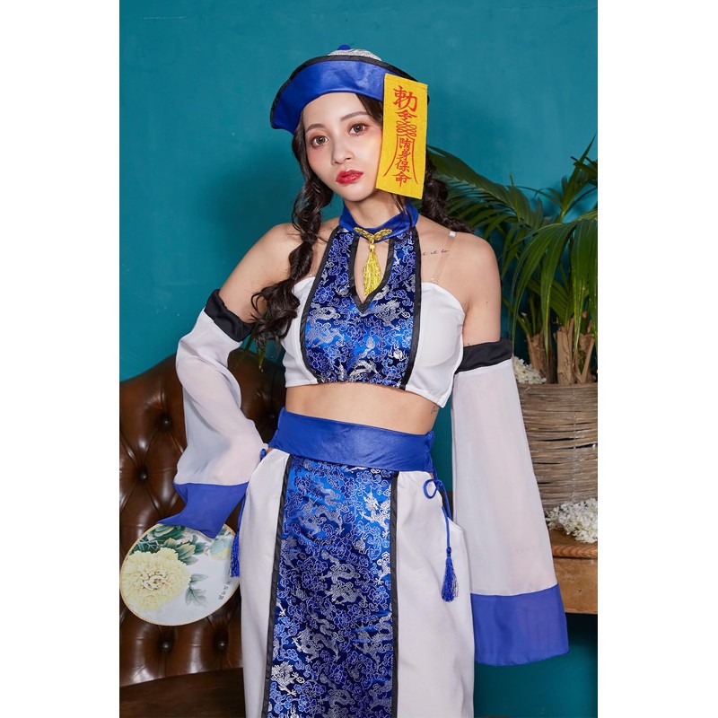 [Clear Stone] Oriental Blue Cool Kyonsi Women's Blue