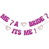 Me? A Bride? Its Me!Banner,Bachelorette Party Decorations,Bridal Shower Engagement Wedding