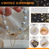 Rustark 1501Pcs Crimp Beads Covers with Bead Crimping Pliers Tool
