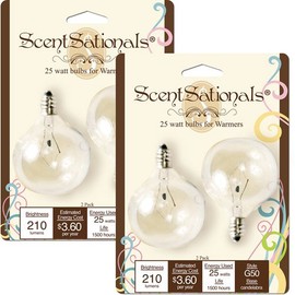 Scentsationals 25W Light Bulbs, 2pk