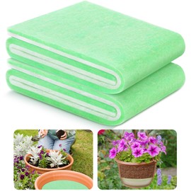 Adnee 2 Pcs Flower Pot Filler Insert-47.2" x11.8" Plant Pot Filler Material-Lightweight Planter Drainage Material for Indoor Outdoor Gardening Plants Container