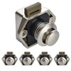 NAERDI 5 Pack RV Lock Push Button Latch Lock Keyless