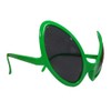 Plastic Space Alien Eyes Green Novelty Glasses