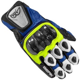 Berik Namib Motorcycle Gloves Black/White/Blue S
