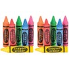 Rhode Island Novelty Crayon Shaped Erasers Assorted Colors 2.5 Inch