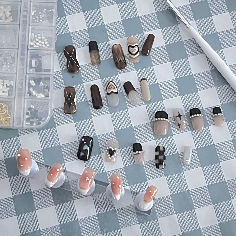 Acrylic Nail Art Practice Stands Magnetic Nail Tips Holders Training