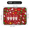 Christmas Santa Claus Dish Drying Mat - 18" x 24"