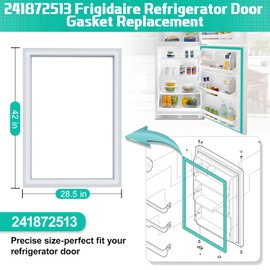 Upgraded 42''x28.5'' 241872513 Refrigerator Door Gasket Replacement for Fri-gidaire Ken-more Refrigerator Seal, Fridge Door Gasket Replace Part 240514608, 241872506, 240370906 Door Gasket Seal