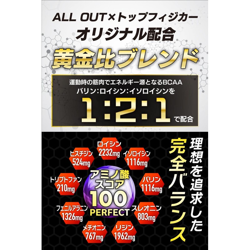 ALLOUT EAA 必須アミノ酸9種配合 βアラニン配合 600g 国産（グレープ）